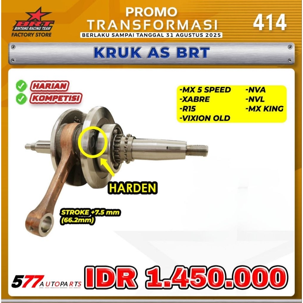 Kruk As BRT Yamaha Jupiter Mx