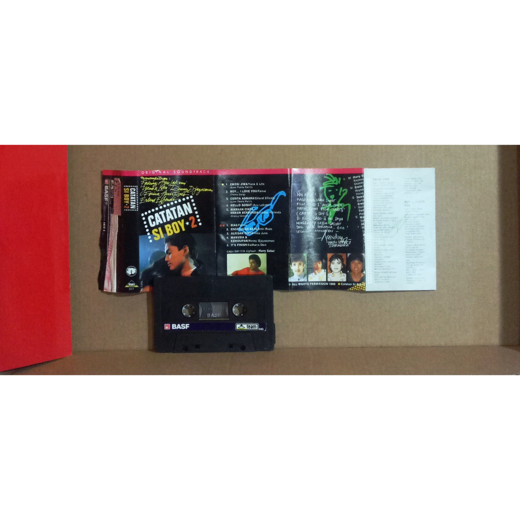 SOUNDTRACK - CATATAN SI BOY 2 - Kaset