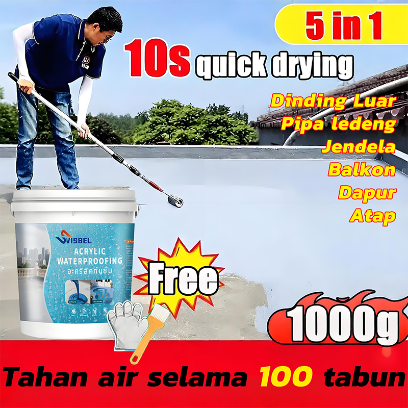 lem anti bocor 1000g anti rembes dan bocor Perekat Atap Rumah lem atap rumah anti bocor untuk genten