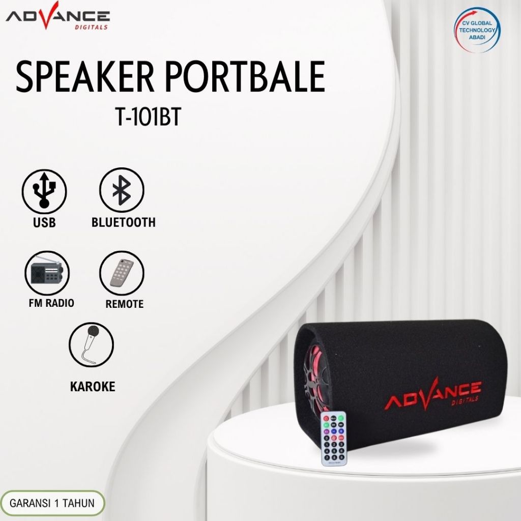 Advance Speaker Bluetooth Subwoofer 5 inch T101BT