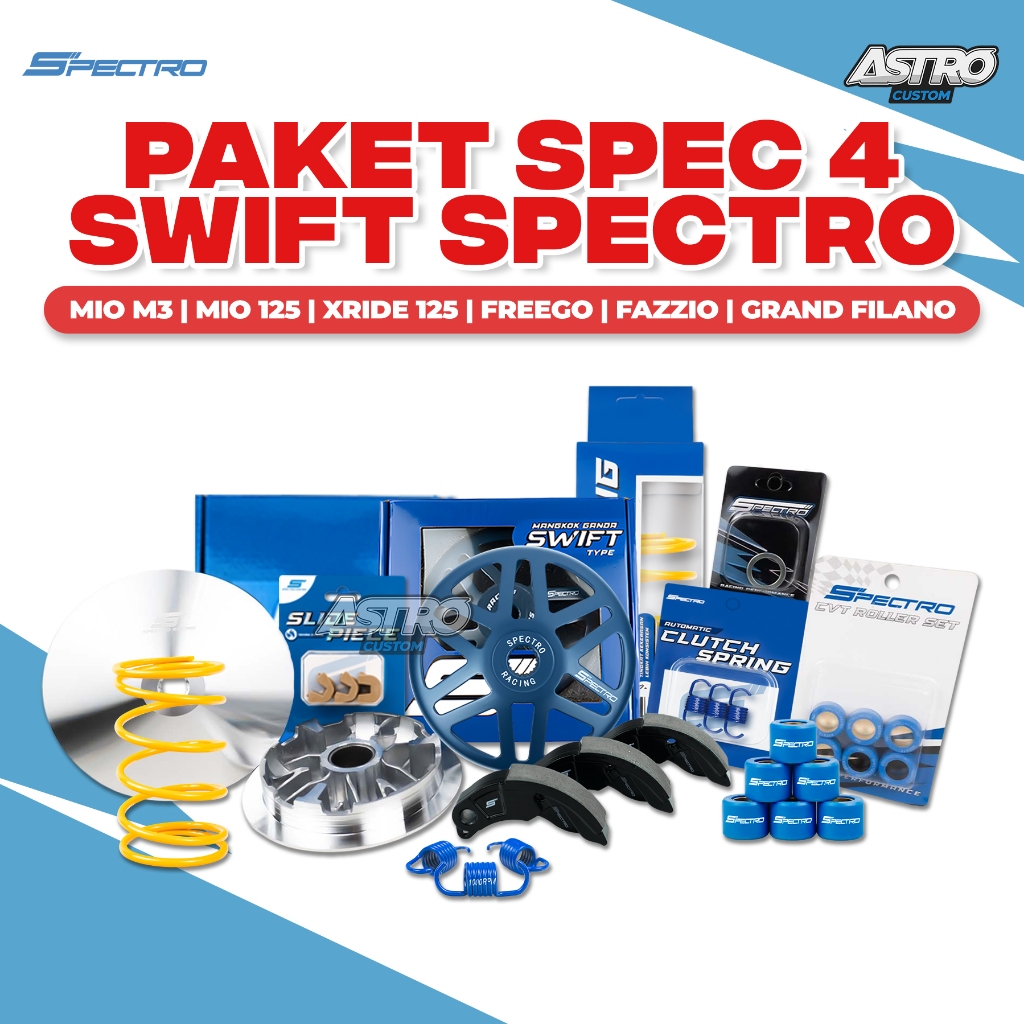 Spectro Paket Spec 4 Swift Mio M3 Soul GT Gear Fino 125 Freego Filano Fazzio Mangkok Kartel Racing