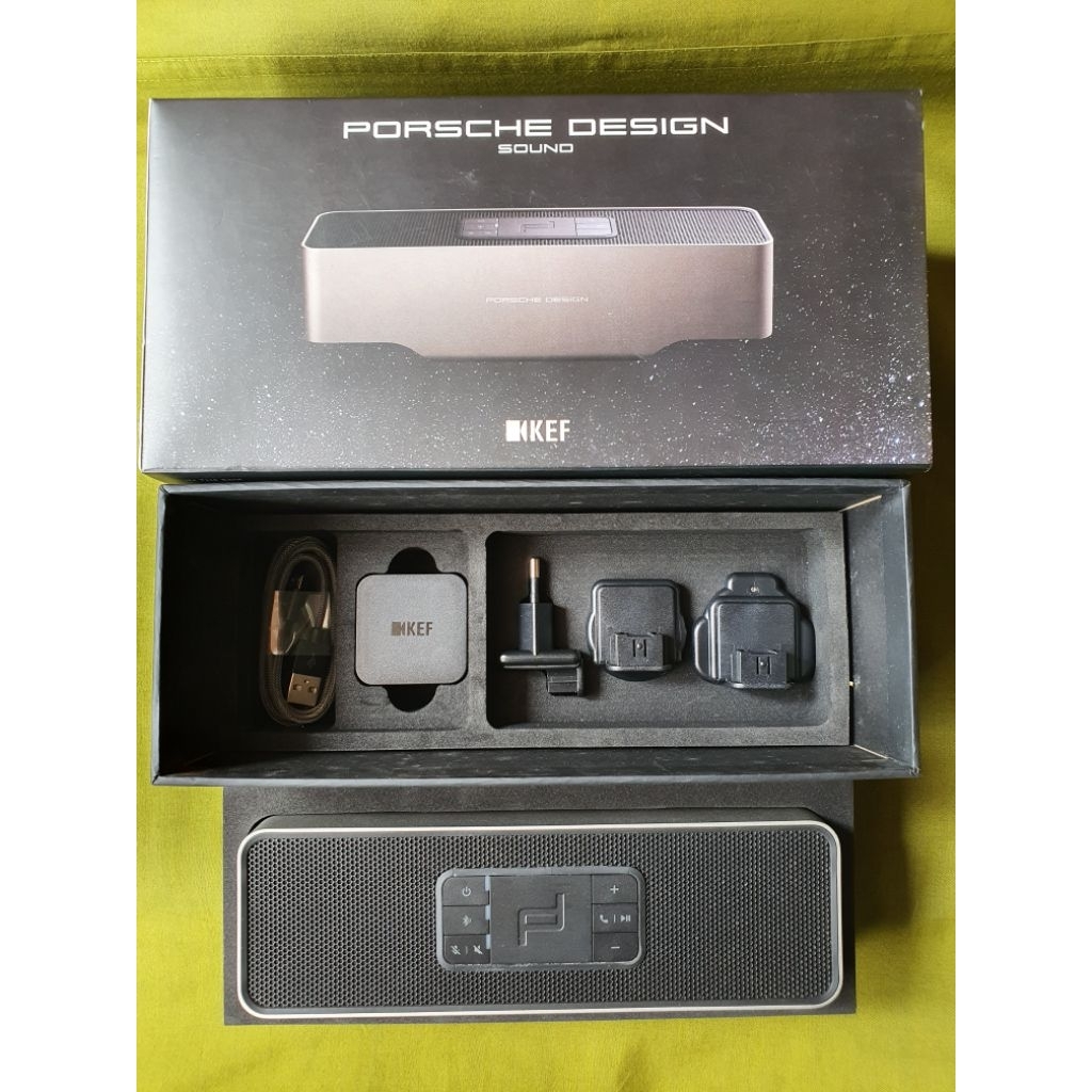 KEF GRAVITY ONE - Porsche Design - KEF x Porsche - Speaker Bluetooth Portable Premium - Titanium