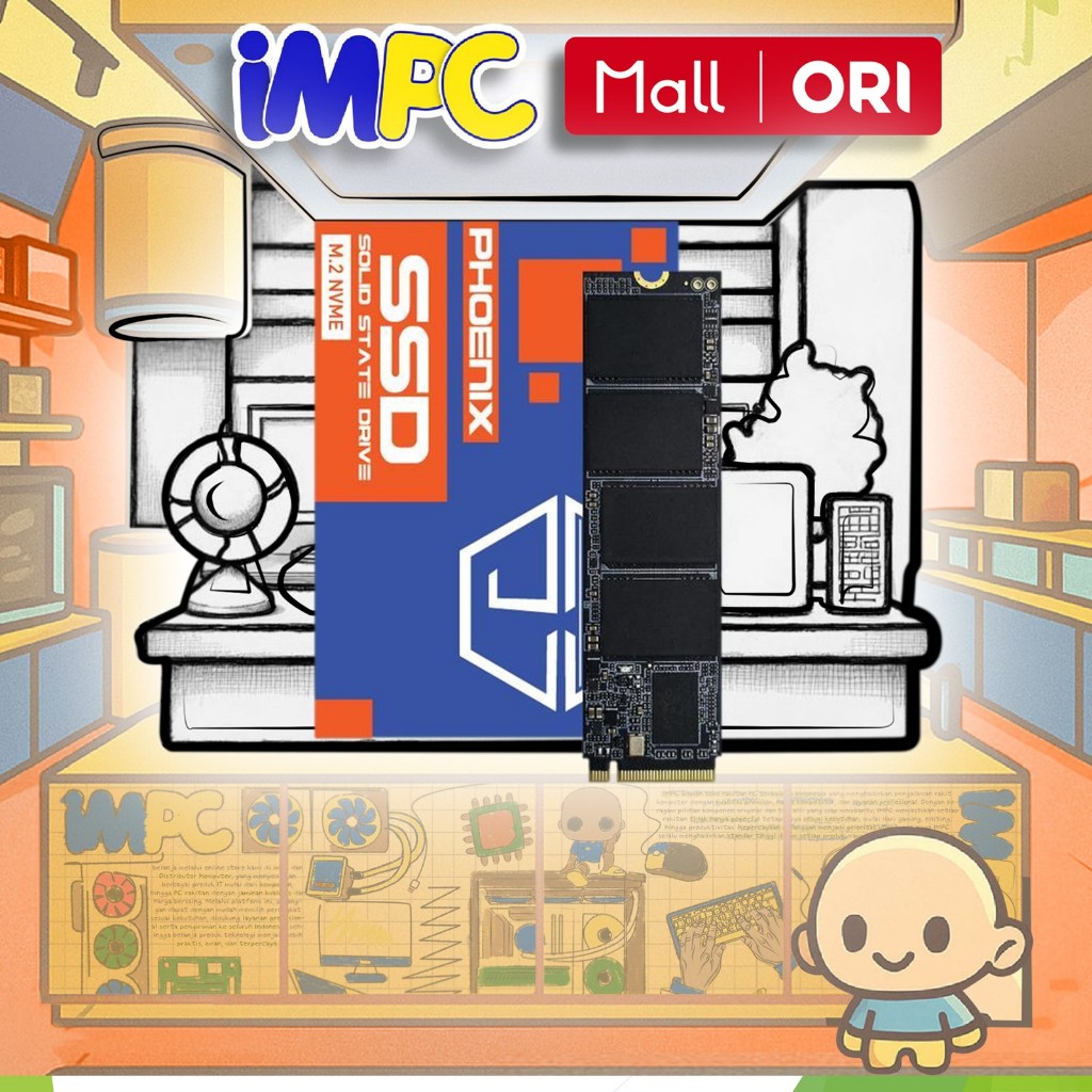 CUBE GAMING SSD PHOENIX 2TB M.2 NVME PCIe Gen3x4 / SSD 2TB