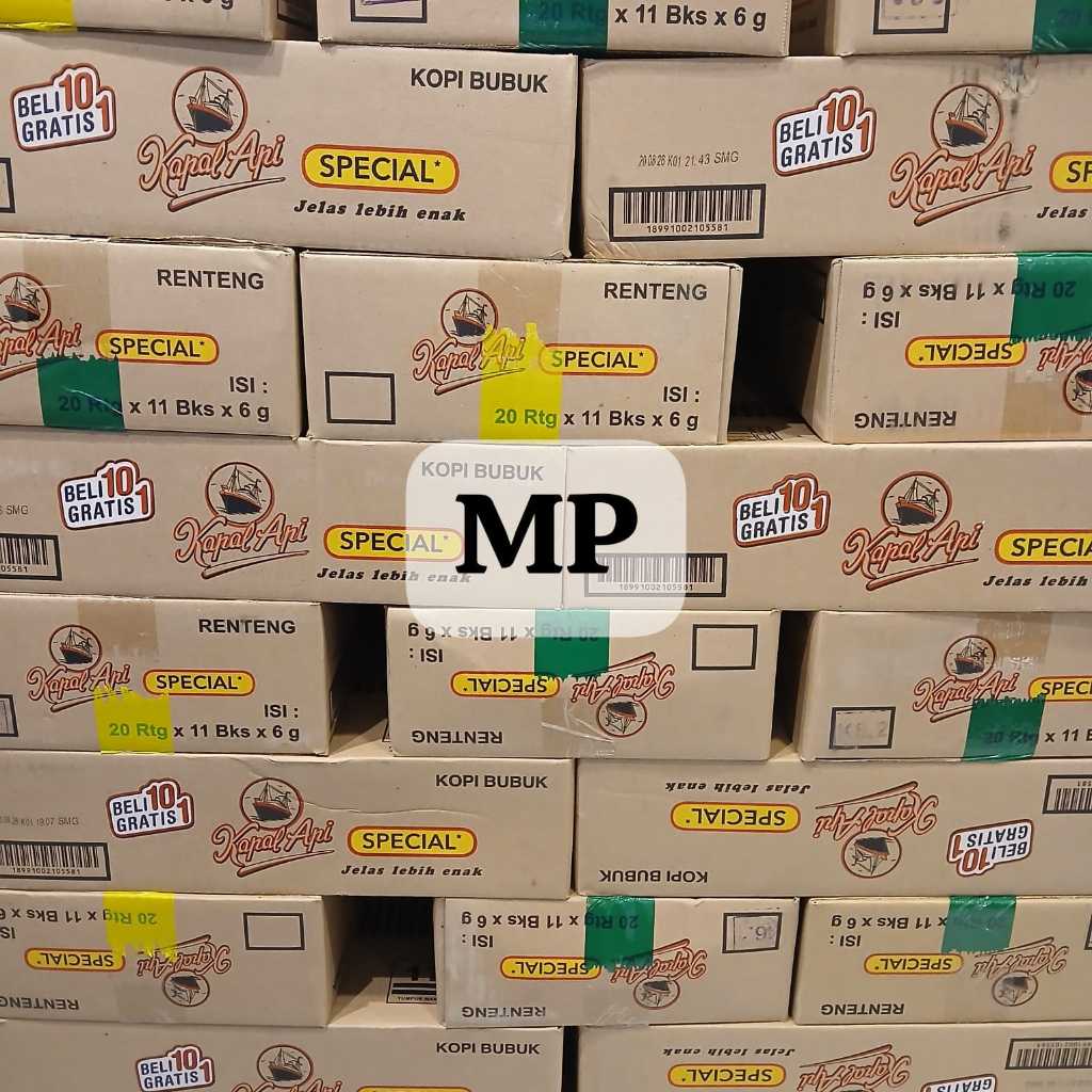 KAPAL API SPECIAL MIX GULA & KAPAL API SACHET TANPA GULA
