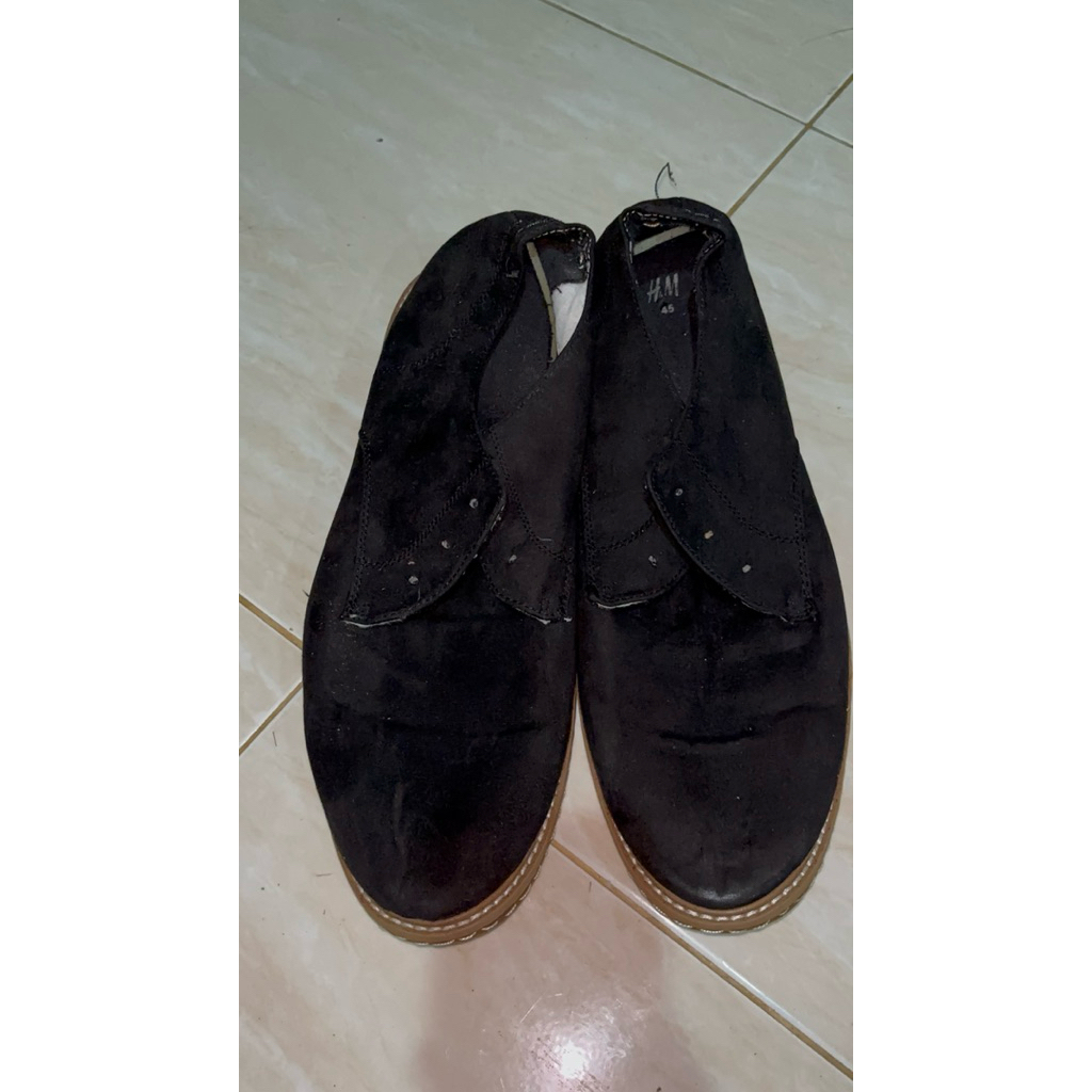 Sepatu H&M Shoes - Hitam Black Ukuran 44 Pria PRELOVED / PRELOV / SECOND / BEKAS