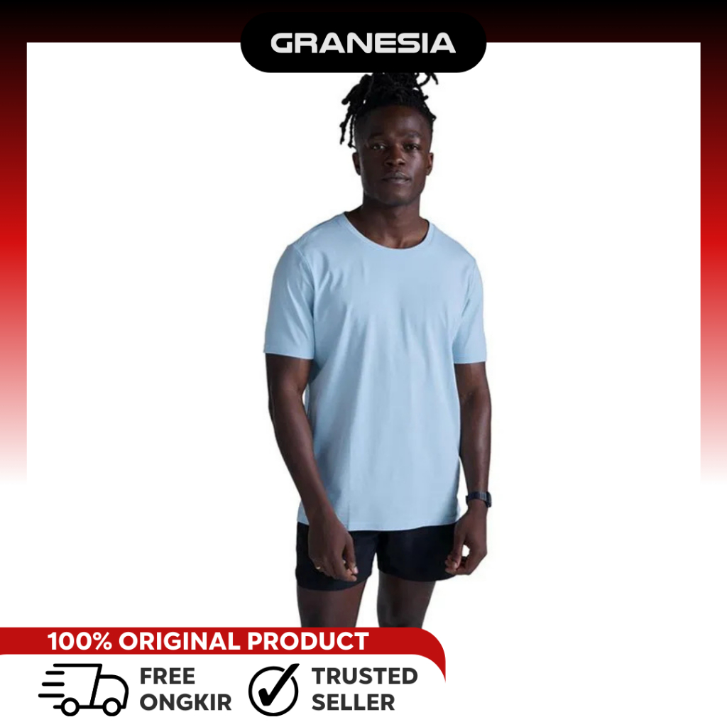 Baju Olahraga Cowok 2XU Men's Motion Cotton Flex Tee MR7427AAA| Baju Olahraga Lari Pria