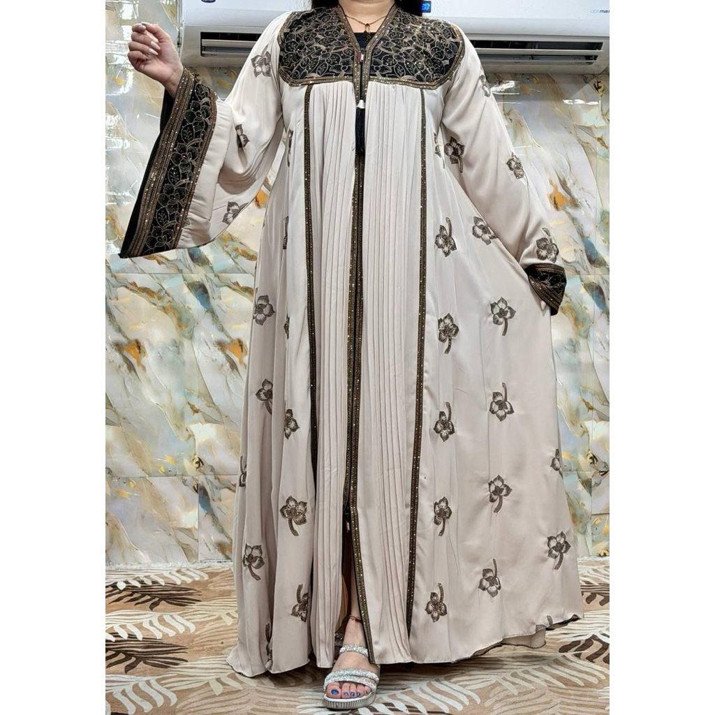 ABAYA PESTA MEWAH ORIGINAL MESIR