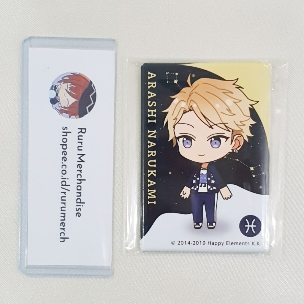 Ensemble Stars Enstars Planetarium Chibi Square Can Badge Arashi