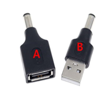 Converter Jack DC 5.5 x 2.1 Male to USB Type A Male Female / Adapter Power DC 5.5 Male to USB A Male