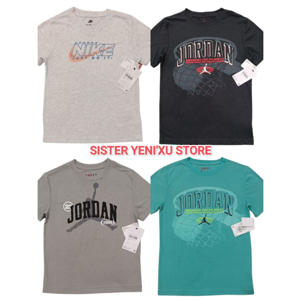 Kaos Anak Air Jordan & Nike Boy Tshirt