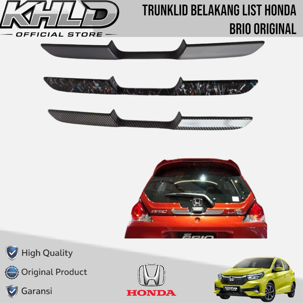 Trunklid Belakang List Honda Brio Original