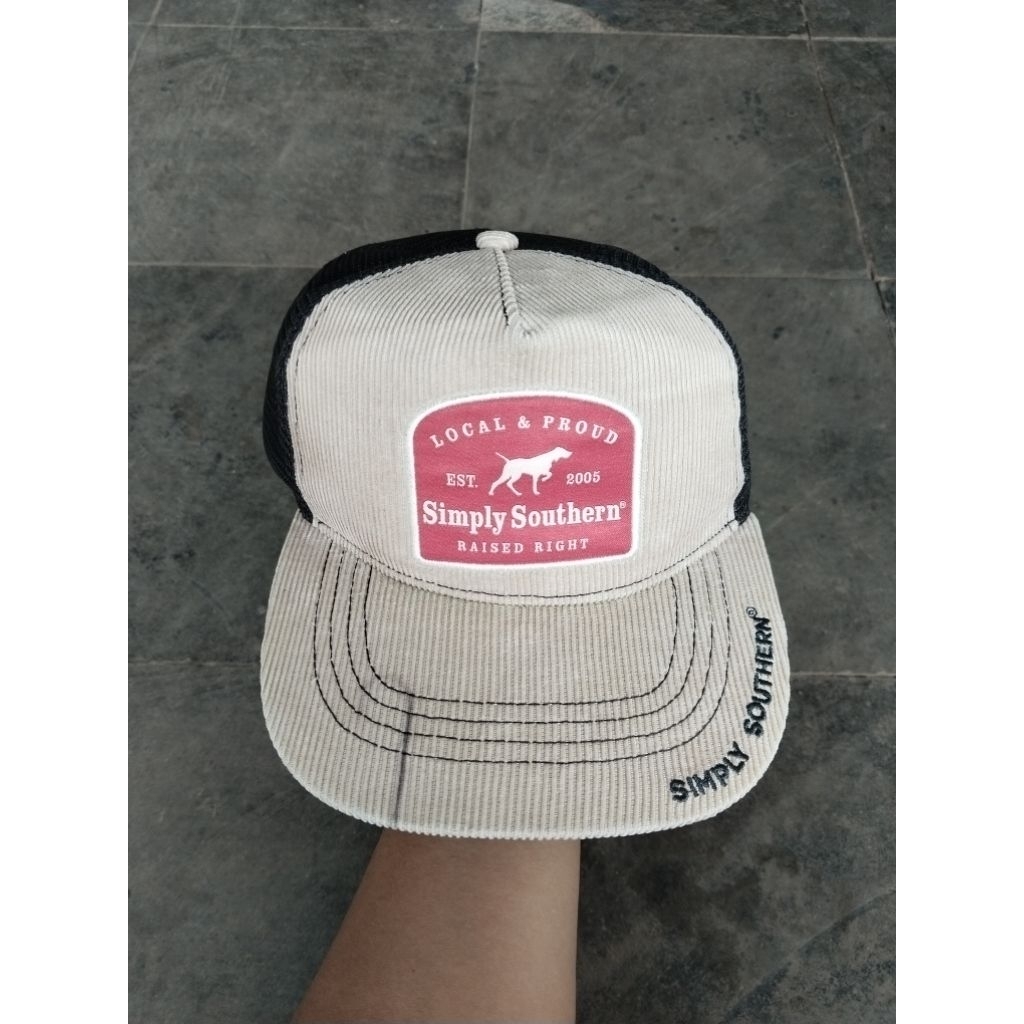 Topi Trucker Corduroy