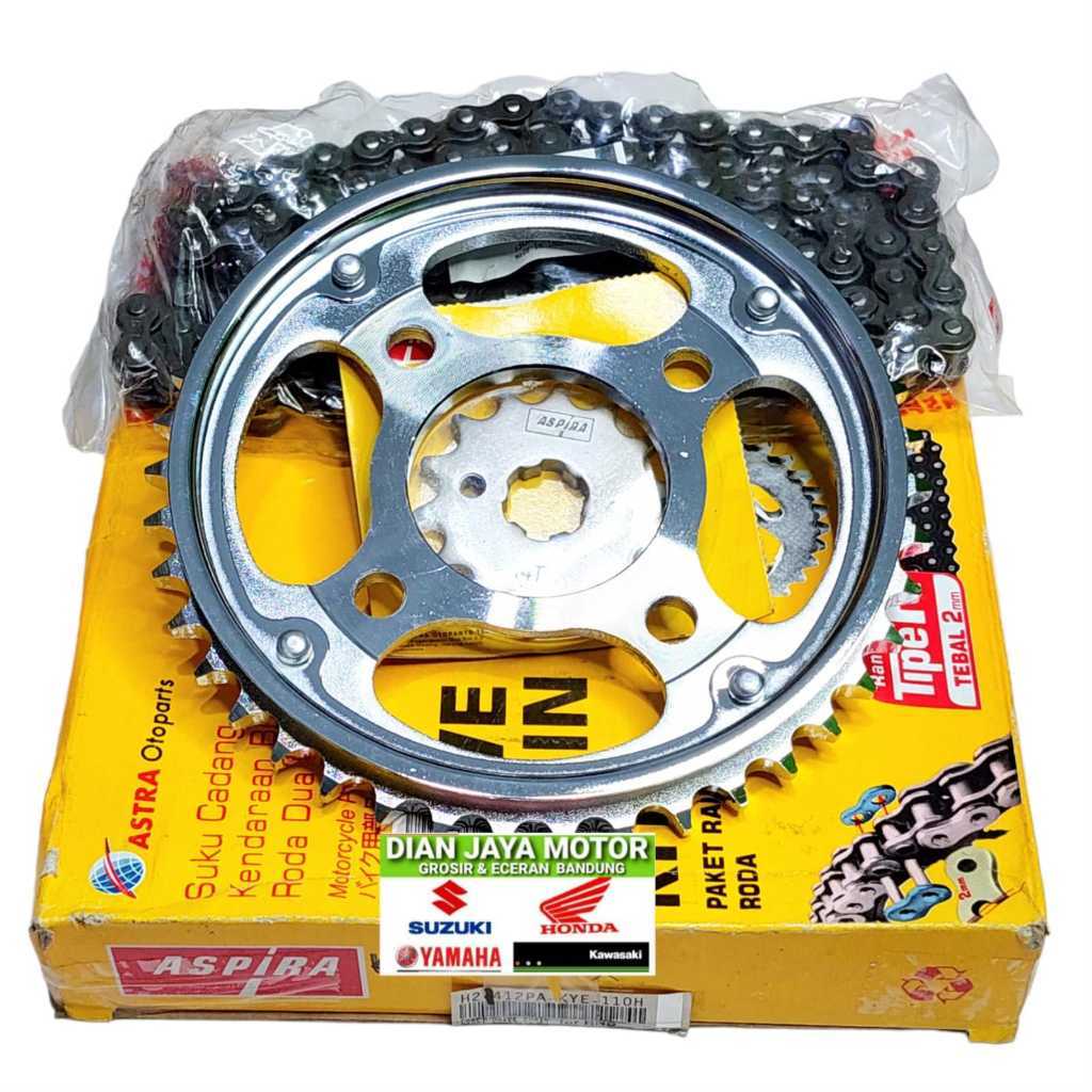 Girset Megapro New KYE ASPIRA Gear Set Megapro New Verza Sonic 150 Original Astra Aspira Gir Paket D