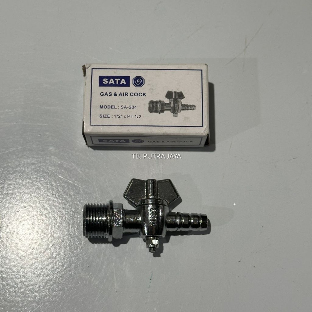 Stop Kran Oven / Gas Water Heater 1/2" INCH SATA Original Bagus Berkualitas