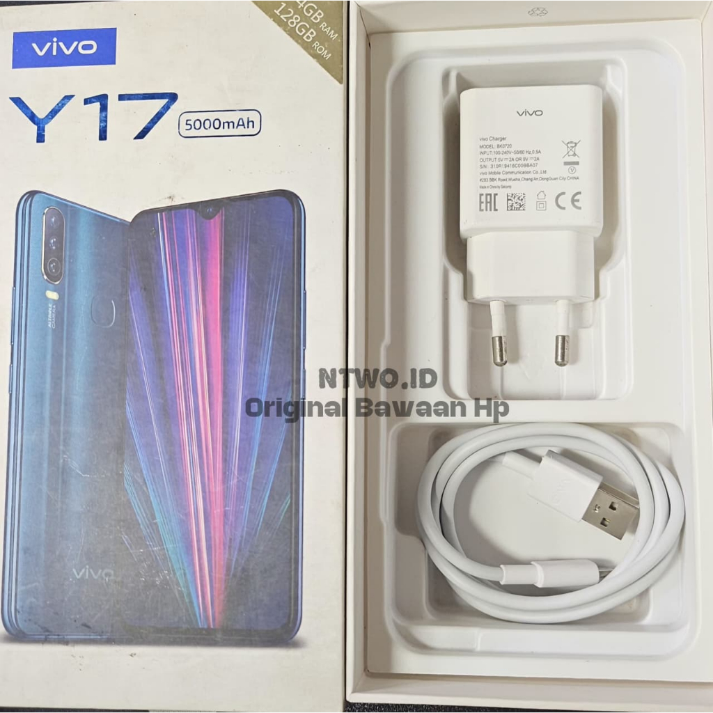 CHARGER CAS VIVO Y17 FAST CHARGING DUAL ENGINE ORIGINAL BAWAAN HP 18 WATT MIKRO USB SUPPORT Y12/Y15