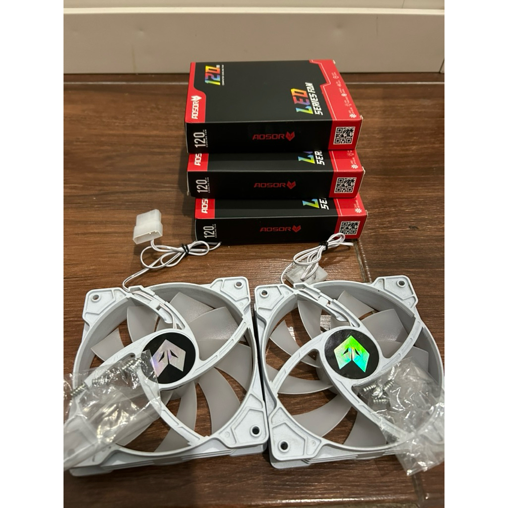 FAN PC AUSOR LED SECOND (WHITE LIGHT) - Molex Connector