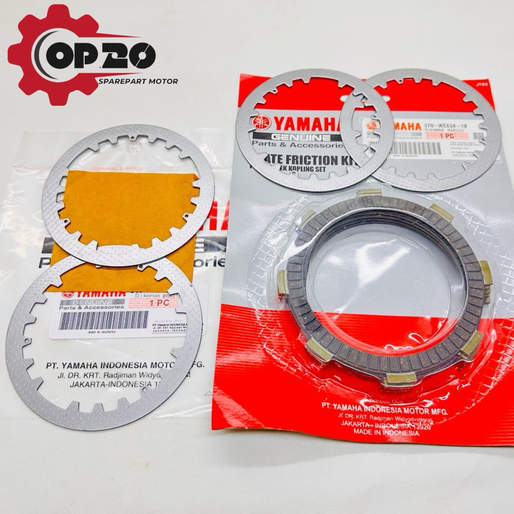 PLAT KOPLING KAMPAS KOPLING PLUS BESI PLAT KOPLING PLAT GESEK  BESI (5TN) YAMAHA JUPITER Z OLD JUPIT
