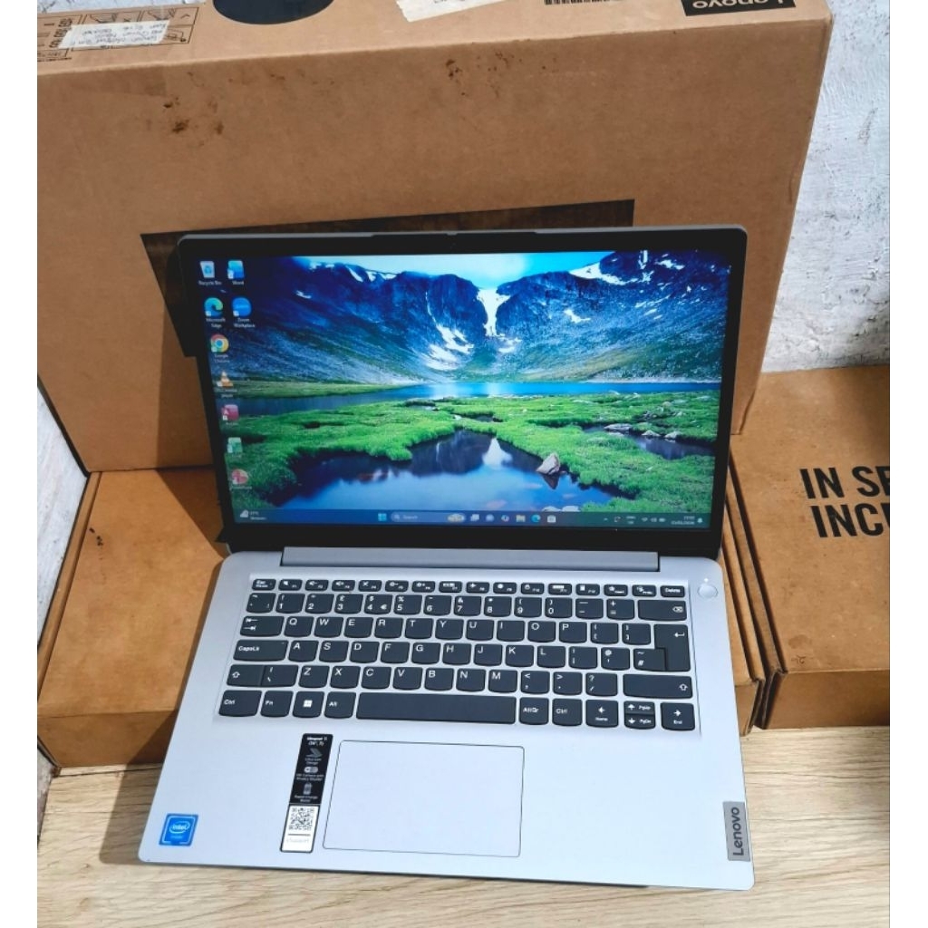 Laptop LENOVO IDEAPAD SLIM 1-14IGL7Intel N4020 Ram 8 SSD 512 Slim Garansi Resmi, Slim, Kekinian, Ker