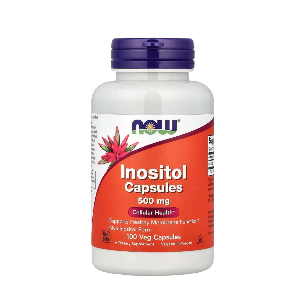 Now Foods Inositol Capsules 500 mg 100 Vegetarian Capsules