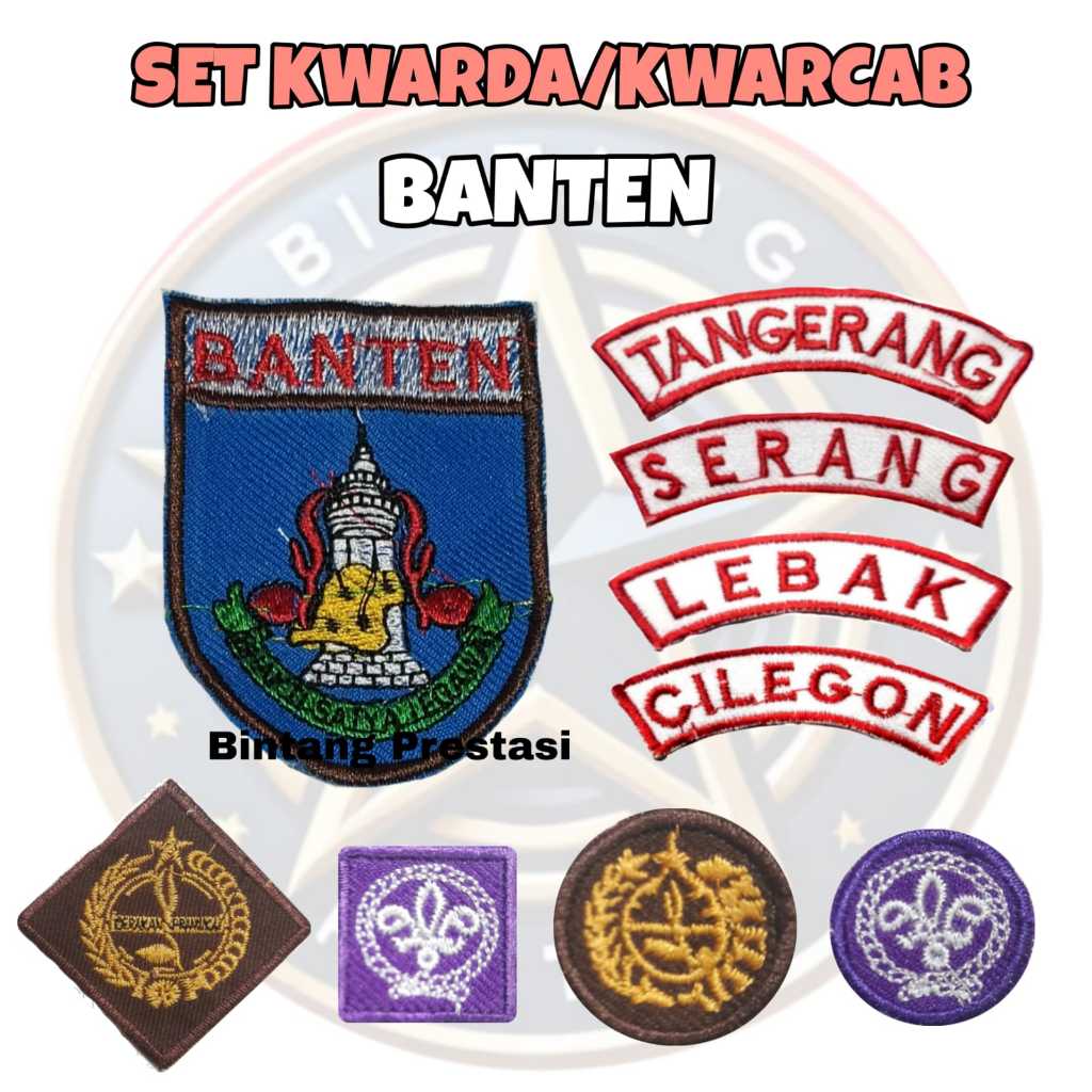 ATRIBUT PRAMUKA KWARDA KWARTIR BANTEN/ATRIBUT PRAMUKA BANTEN