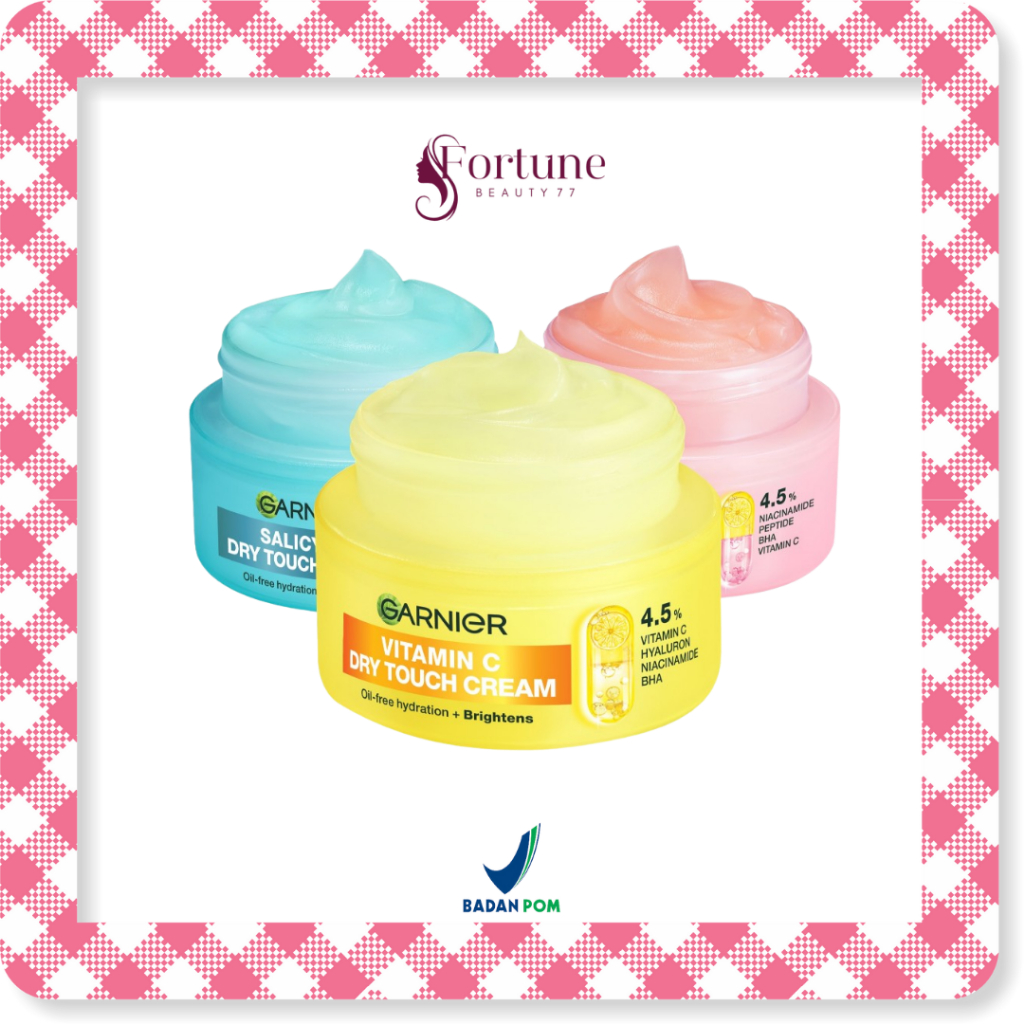 GARNIER MOCHI DRY TOUCH CREAM 30ML - PELEMBAB WAJAH - MOISTURIZER - MELEMBABKAN - MENCERAHKAN