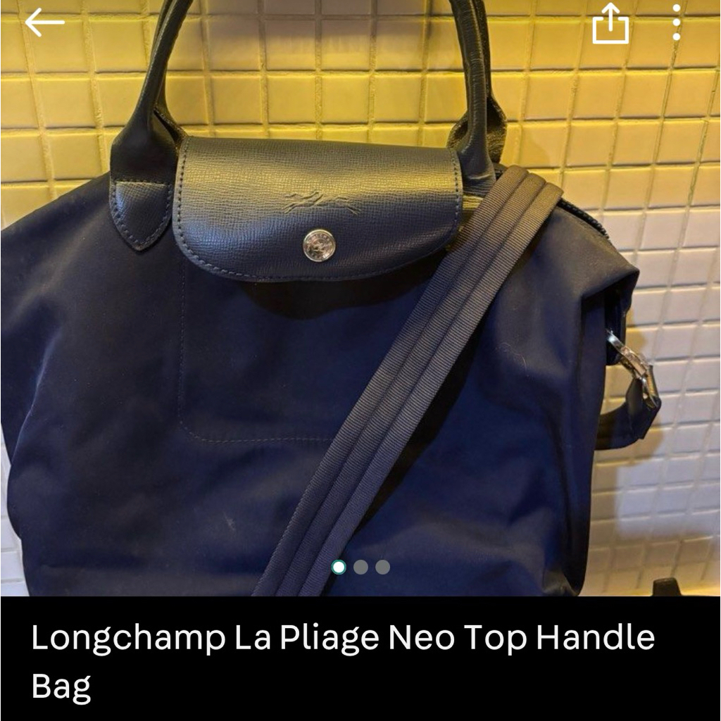 Longchamp Navy Bag