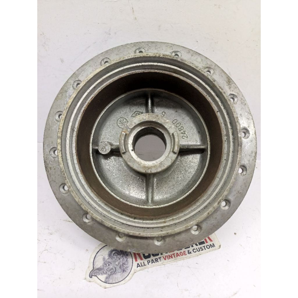 tromol depan yamaha l2s l2g yb original nos tromol nos yamaha l2