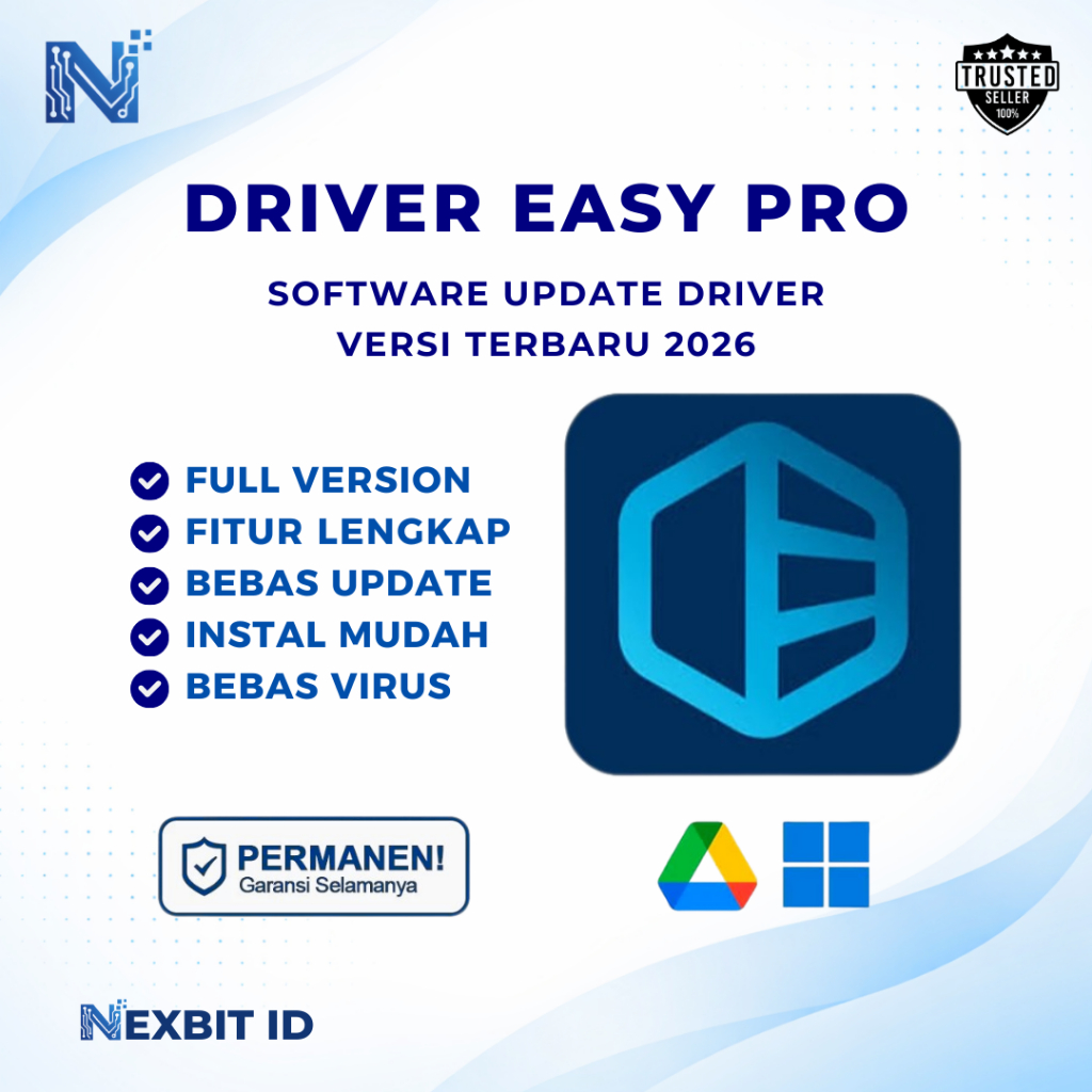 Driver Easy PRO 2025 Full Version Original Lifetime | Software Update Driver + Panduan Instalasi