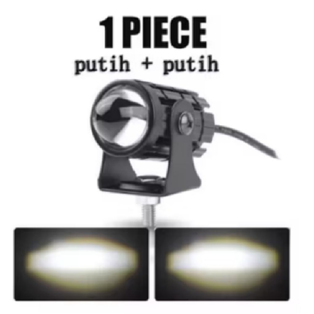 Lampu Tembak 2mata 3mata LED Laser/Lampu Sorot Laser Q9 3 Mata 2 Warna/HI LOW 75 WATT
