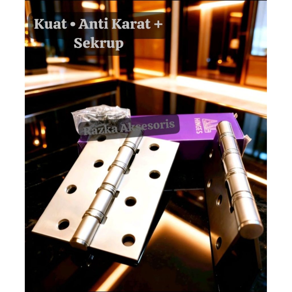 ENGSEL BAJA TEBAL pintu berat AMAAN dan jendela berat AMAAN.  pintu besi aluminium kayu 3inch 4inch 