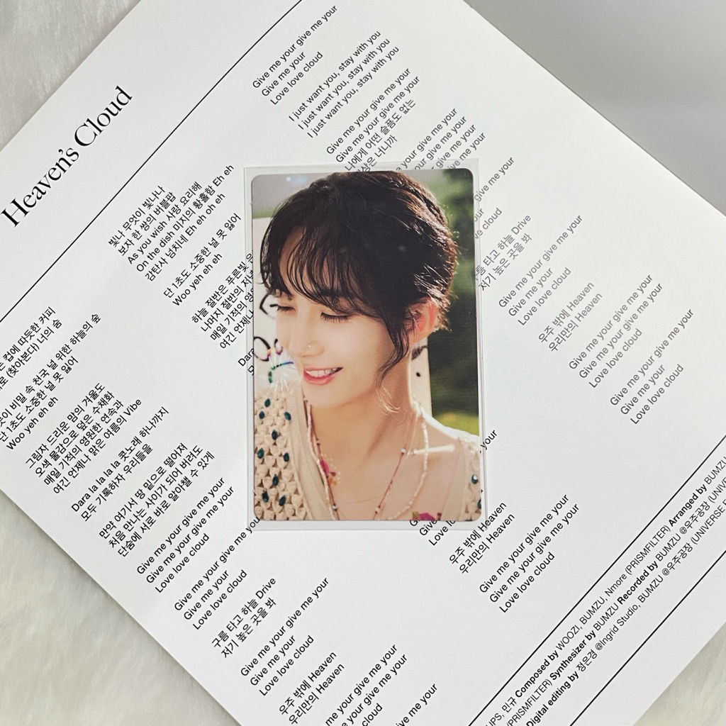 [READY] SEVENTEEN Jeonghan Photocard Official