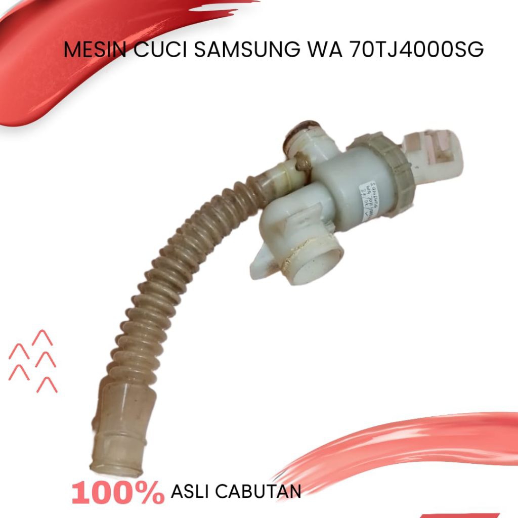 VALVE DRAIN KARET AIR PEMBUANGAN MESIN CUCI SAMSUNG WA 70TJ4000SG BEKAS