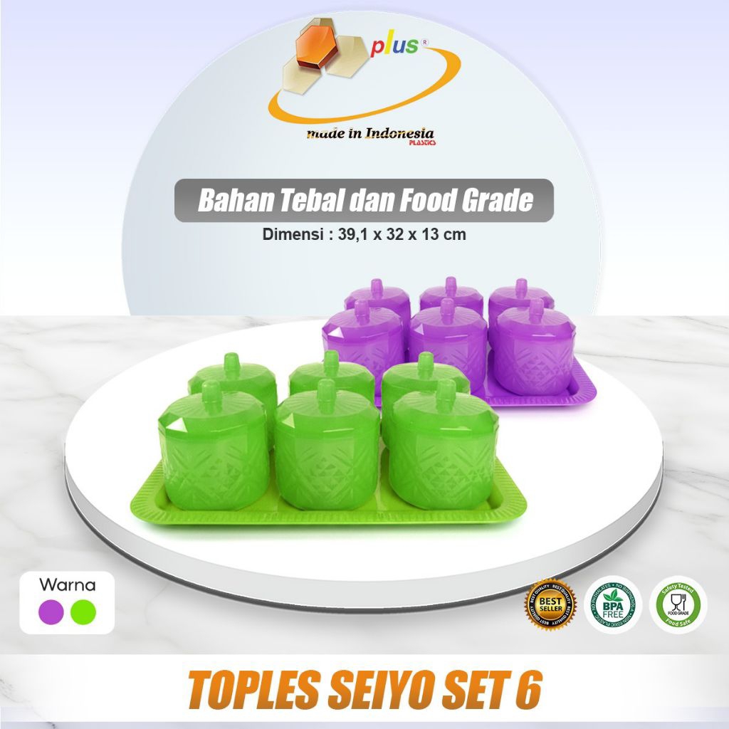 TOPLES NAMPAN SEIYO SET 6 / TOPLES KUE KERING / TOPLES TEMPAT KUE LEBARAN NATAL IMLEK / TOPLES NAMPA