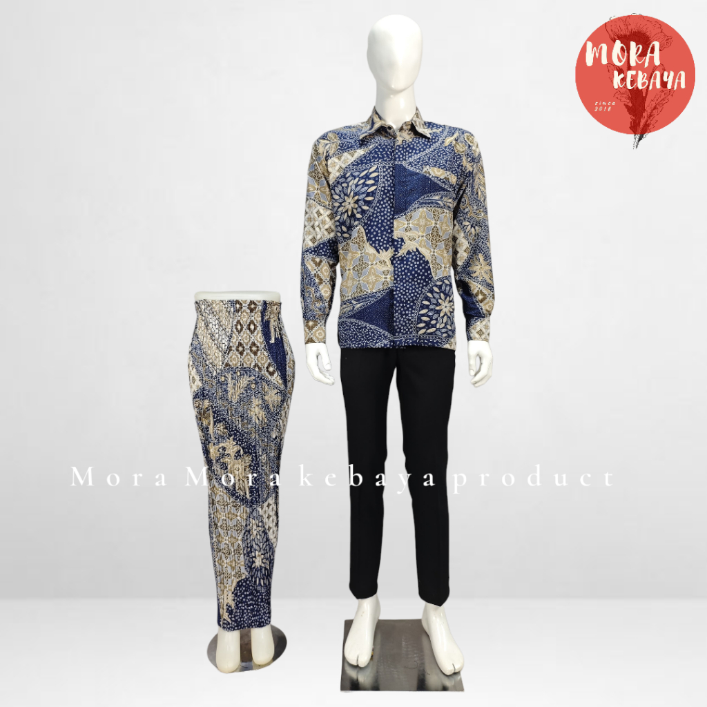 Couple batik/kemeja batik/rok batik/couple kemeja batik rok plisket