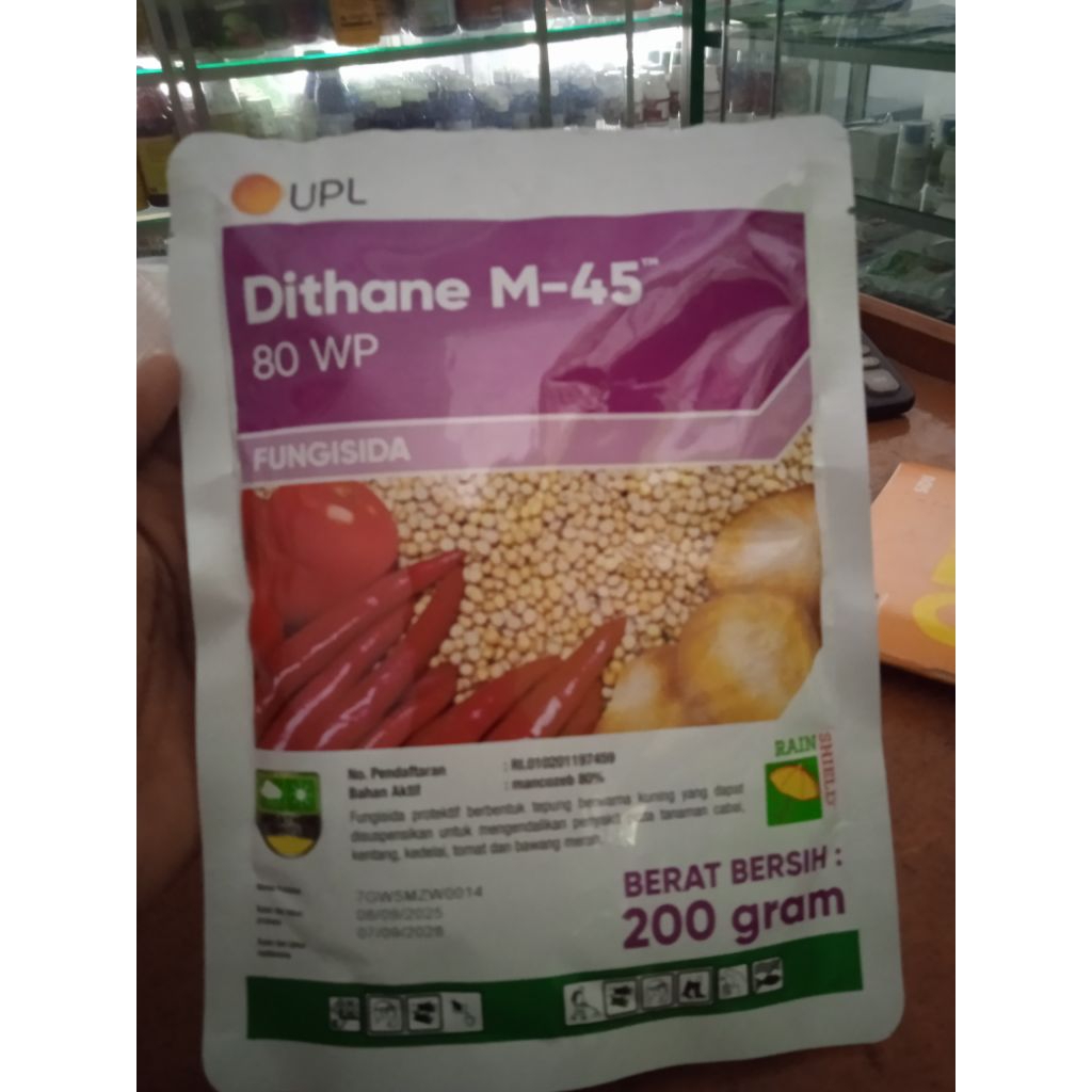FUNGISIDA DITHANE 80WP 200GR/BAHAN AKTIF MANCOZEB 80%