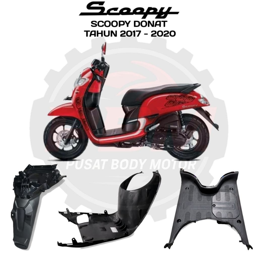 Body Motor Scoopy eSP K93 Tahun 2017 2018 2019 2020 Body Motor Scoopy eSP K93