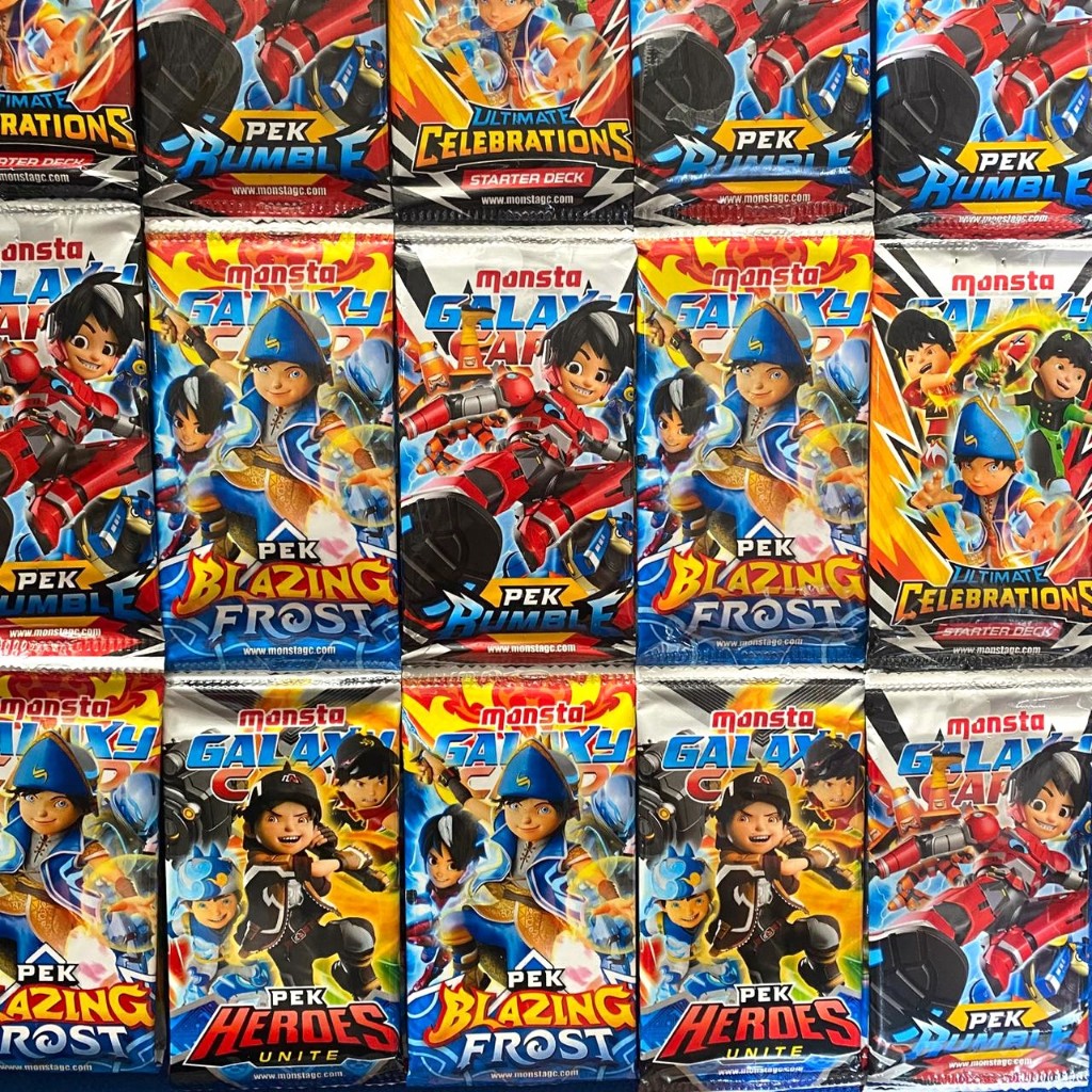 Trading Card BoboiBoy Galaxy Card New Version