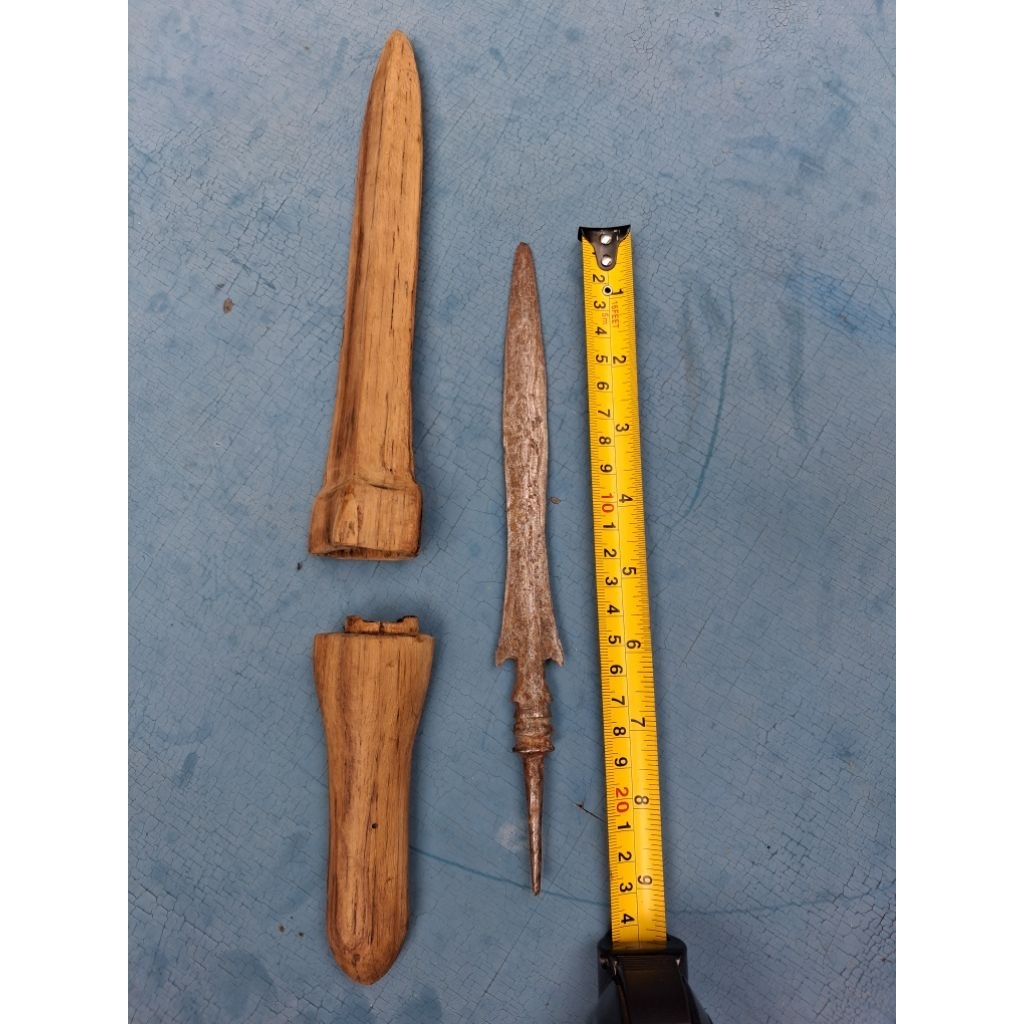 TOMBAK SEPUH SADAK PAMOR EST. KULIT SEMONGKO 23 CM (TANGGUH. MATARAM)