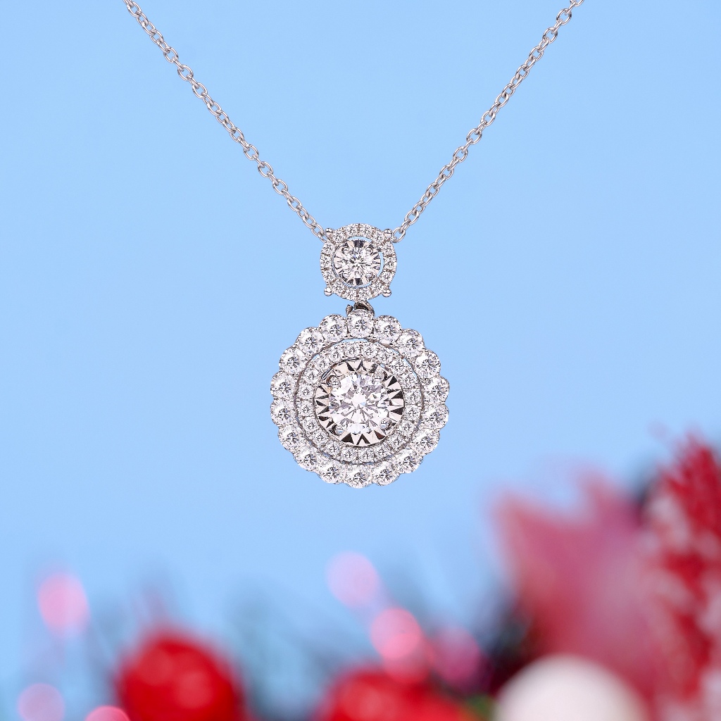 Kalung Berlian Eropa Model Olivia Setting - JB Berlian