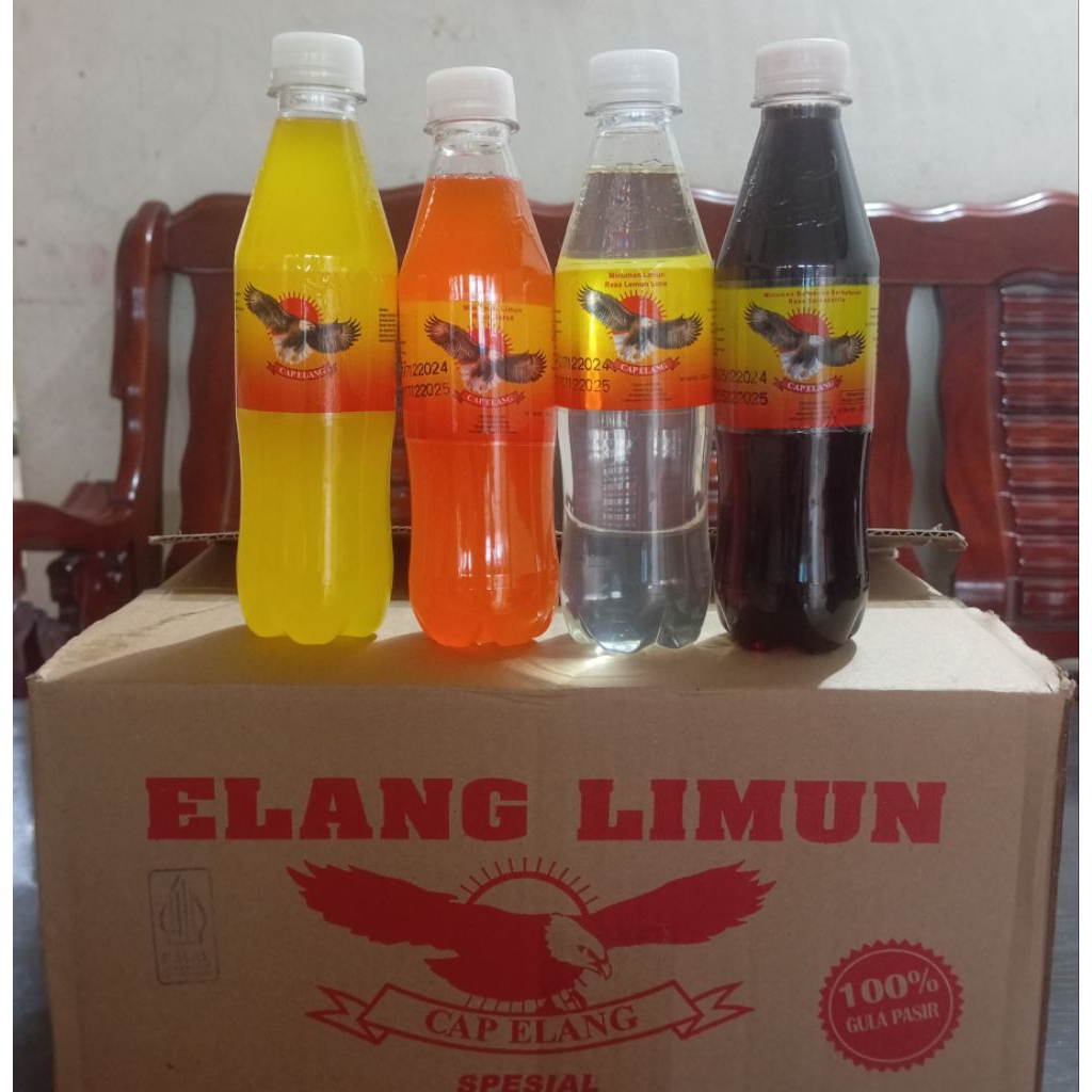 minuman jadul/air sarsi/cap elang 4 varian rasa 330 ml