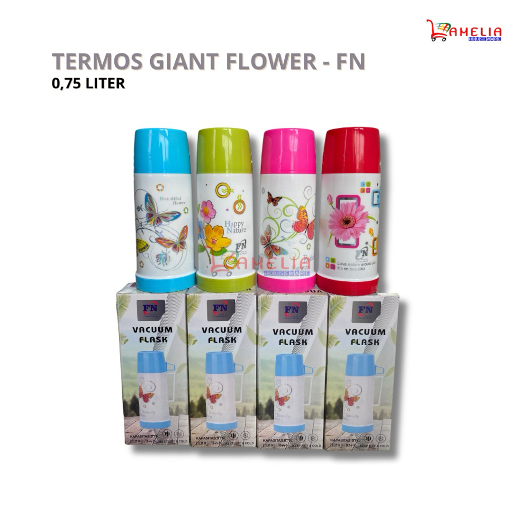 THERMOS GIANT FLOWER 0,75 LITER (750 ML ) - FN