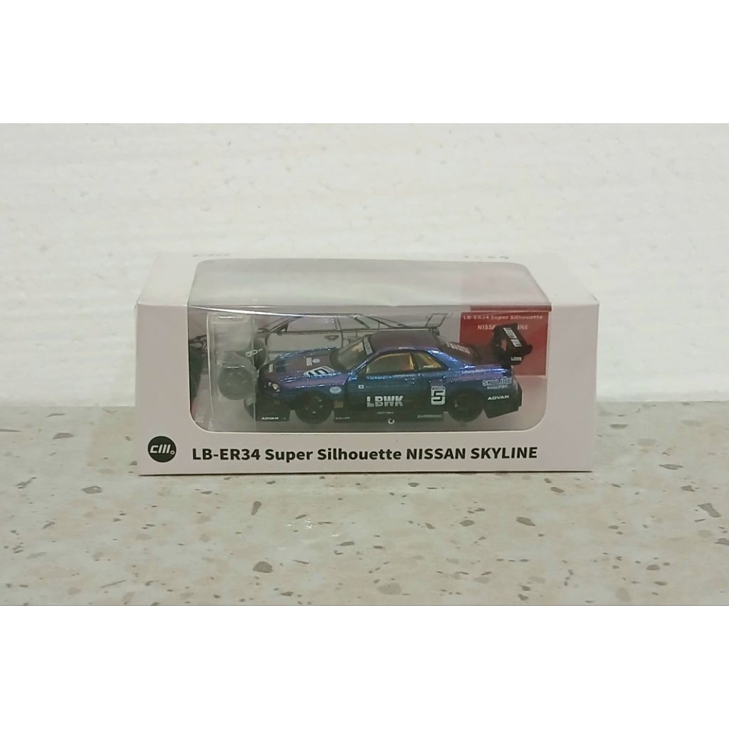 CM Model 1/64 Nissan Skyline LB-ER34 Super Silhoutte (CM64-ER34-07)