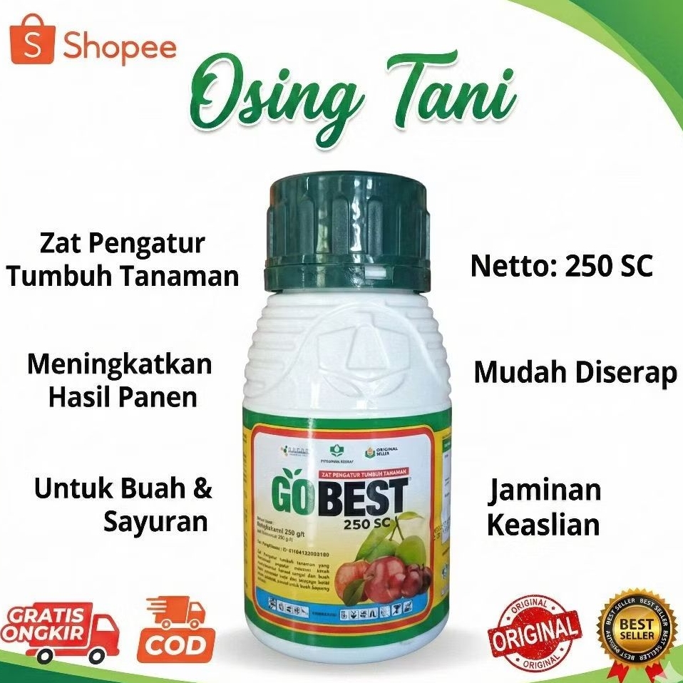 GoBest 250SC zat pengatur tumbuh meningkatkan hasil panen