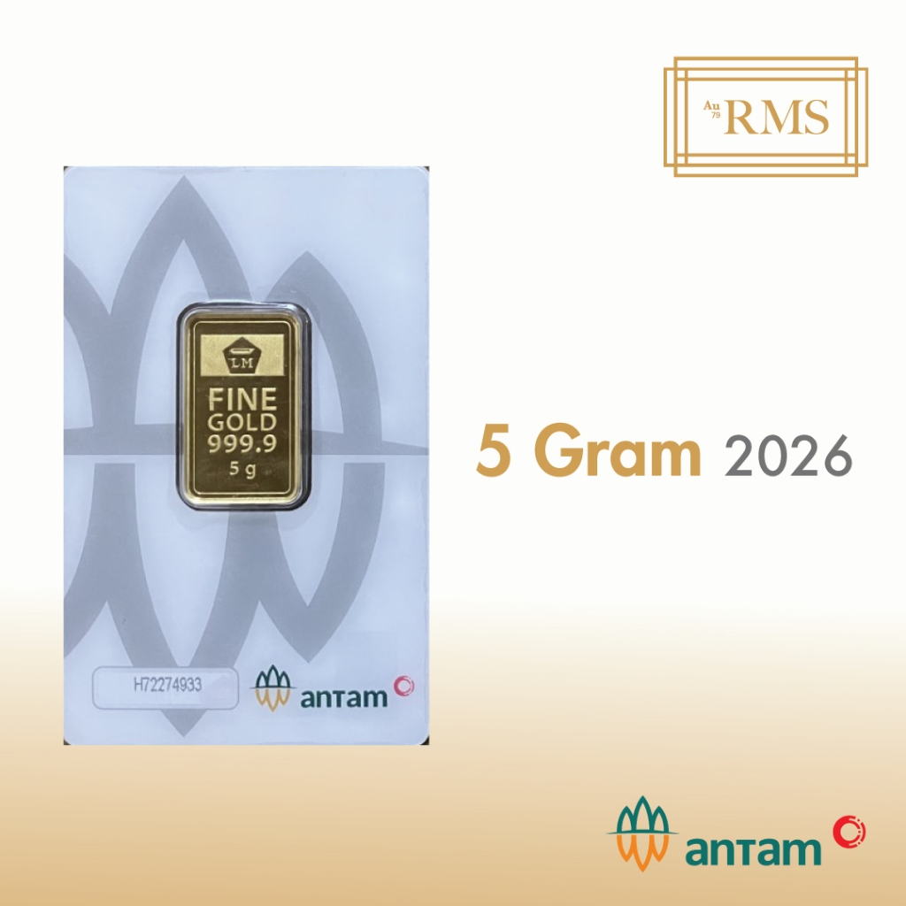 Logam Mulia Emas Antam 5 Gram Certicard