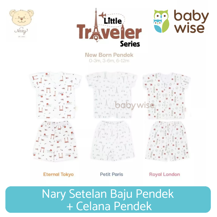 Nary Setelan Baju Pendek + Celana Pendek - Setelan Anak
