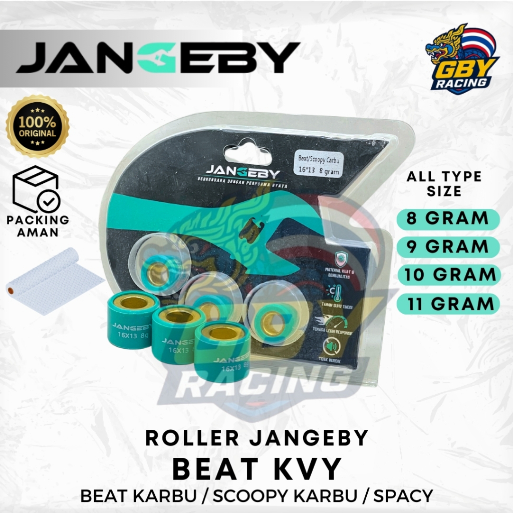 JANGEBY Roller Beat Karbu isi 3 pcs Roller Beat Scoopy Spacy Carbu Original Jangeby