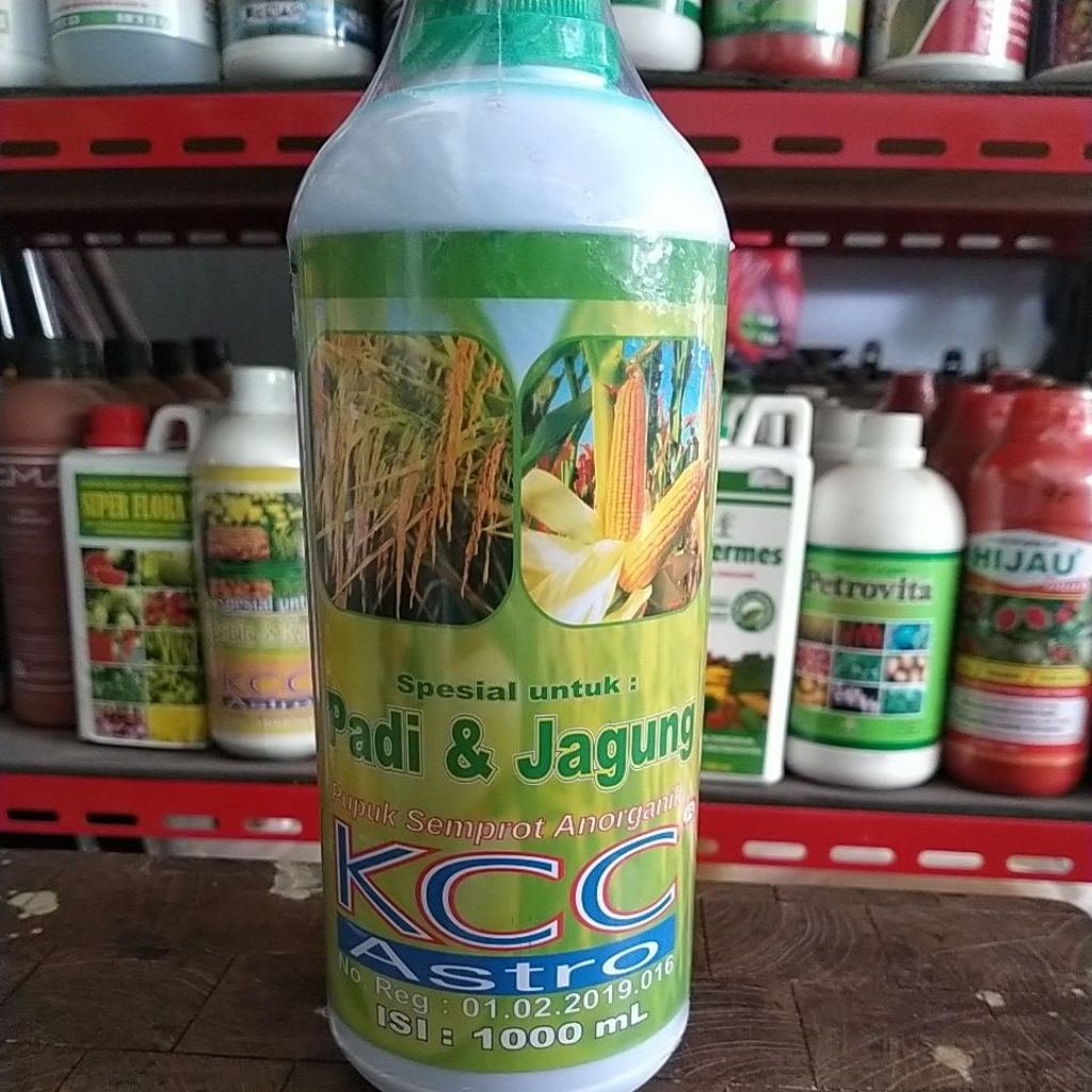 Pupuk Semprot Cair KCC Astro Spesial Padi dan Jagung 1 Liter