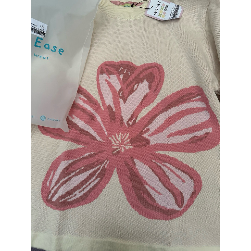 Bwbyaz Staple ease- Claire blossom knit