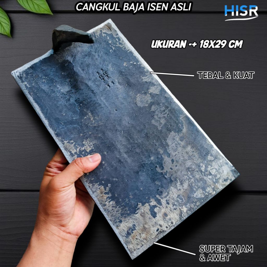 Cangkul BAJA ISEN ASLI berkualitas tajam dan kuat super awet