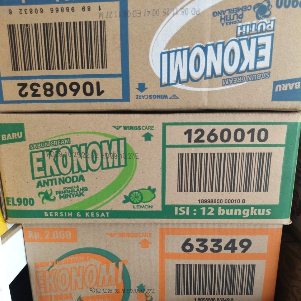 SABUN EKONOMI KEMASAN 2000/5000AN 1dus full